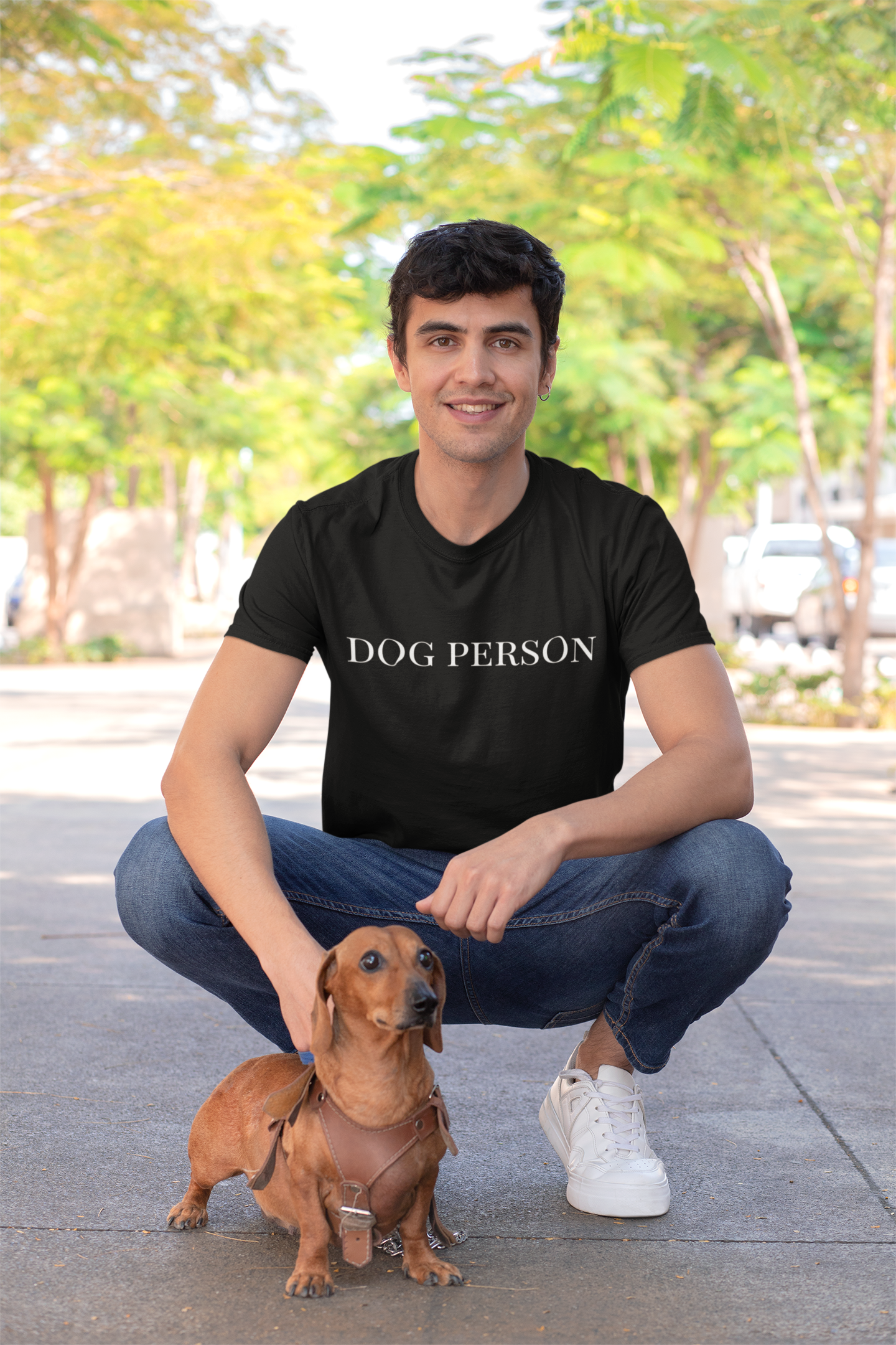 Dog Person | T-shirt | Black | Unisex